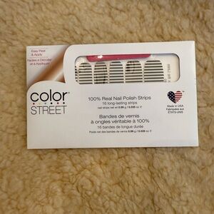 Color Street Nail Polish Strips - Black and White Overlay